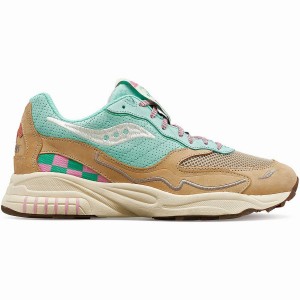 Saucony 3D Grid Hurricane Earth Citizen Miesten Tennarit Turkoosi Harmaat | Suomi S70426-G76