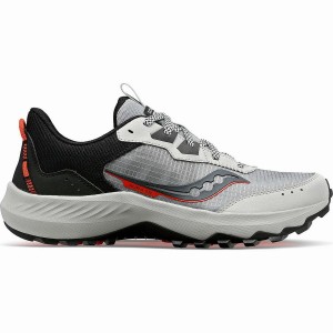 Saucony Aura TR Leveät Miesten Juoksukengät Harmaat Mustat | Suomi S95640-W40