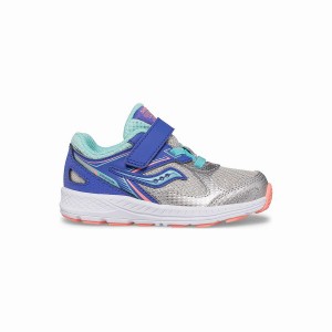 Saucony Cohesion 14 A/C Jr. Sneaker Lasten Juoksukengät Hopea | Suomi S93521-E89