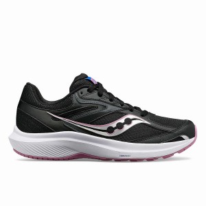 Saucony Cohesion 17 Leveät Naisten Juoksukengät Mustat Violetit | Suomi S63509-P79