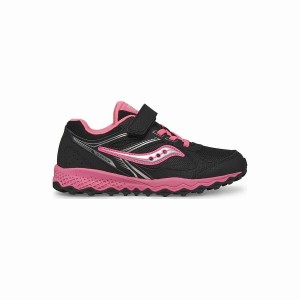 Saucony Cohesion TR14 A/C Sneaker Lasten Juoksukengät Mustat Pinkki | Suomi S16972-X50