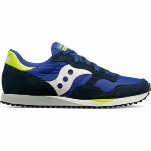 Saucony DXN Trainer Miesten Tennarit Sininen Valkoinen Vaaleanvihreä | Suomi S76581-V64