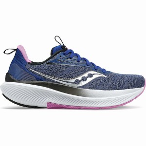 Saucony Echelon 9 Leveät Naisten Juoksukengät Indigo Violetit | Suomi S98046-B16