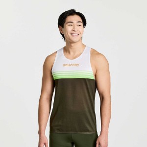 Saucony Elite Singlet Miesten Hihaton Paita Umbra | Suomi S71863-V24