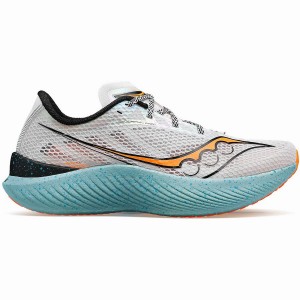 Saucony Endorphin Pro 3 Miesten Juoksukengät Harmaat Oranssi | Suomi S09174-Q04