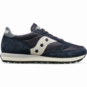 Saucony Jazz 81 Miesten Tennarit Laivastonsininen Harmaat | Suomi S72439-R91