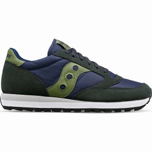 Saucony Jazz Original Miesten Tennarit Laivastonsininen Vihreä | Suomi S62389-Z75