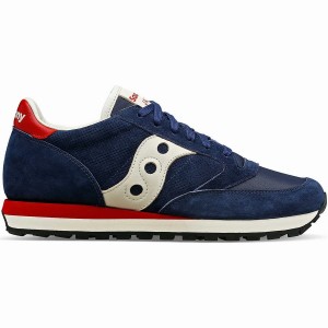 Saucony Jazz Original Premium Miesten Tennarit Laivastonsininen | Suomi S71530-F61