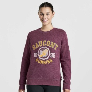 Saucony Rested Crewneck Naisten Collegepaita Harmaat | Suomi S19374-J72