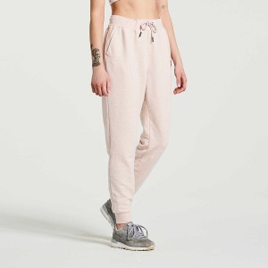 Saucony Rested Naisten Collegehousut Pinkki | Suomi S37546-E79