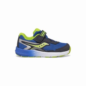 Saucony Ride 10 Jr. Sneaker Lasten Juoksukengät Laivastonsininen Vihreä | Suomi S43620-N42