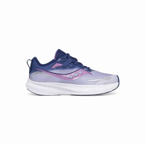 Saucony Ride 15 Sneaker Lasten Juoksukengät Violetit Indigo | Suomi S21768-C21