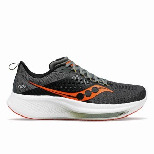 Saucony Ride 17 Leveät Miesten Juoksukengät Harmaat | Suomi S96712-W08