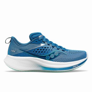 Saucony Ride 17 Naisten Juoksukengät Sininen Turkoosi | Suomi S62541-W39