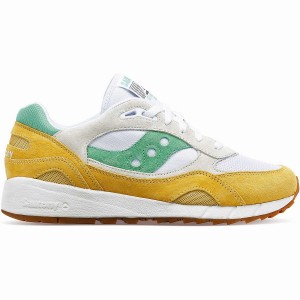 Saucony Shadow 6000 Miesten Tennarit Valkoinen Keltainen Vihreä | Suomi S59764-N17