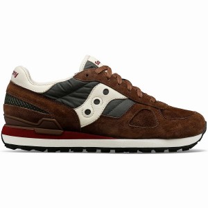 Saucony Shadow Original Premium Miesten Tennarit Ruskea Vihreä | Suomi S61284-S96