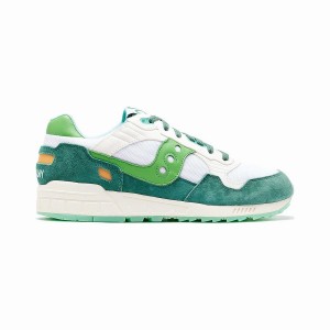 Saucony Shamrock Shadow 5000 Miesten Tennarit Valkoinen Vihreä | Suomi S46012-D82