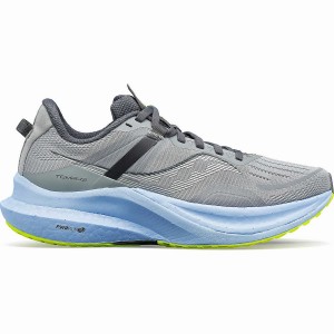 Saucony Tempus Leveät Naisten Juoksukengät Harmaat Sininen | Suomi S67201-M10