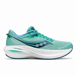 Saucony Triumph 21 Naisten Juoksukengät Minttu Laivastonsininen | Suomi S02176-C68