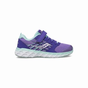 Saucony Tuuli 2.0 A/C Sneaker Lasten Juoksukengät Violetit | Suomi S17508-V16