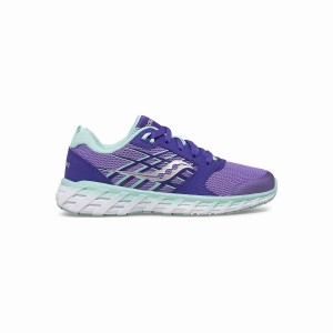 Saucony Tuuli 2.0 Pitsi Sneaker Lasten Juoksukengät Violetit | Suomi S95046-Y58