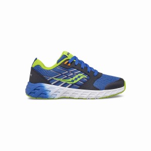 Saucony Tuuli 2.0 Pitsi Sneaker Lasten Juoksukengät Sininen Vihreä | Suomi S43026-P85