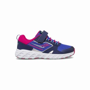 Saucony Tuuli Shield 2.0 A/C Sneaker Lasten Juoksukengät Sininen Pinkki | Suomi S02137-U57