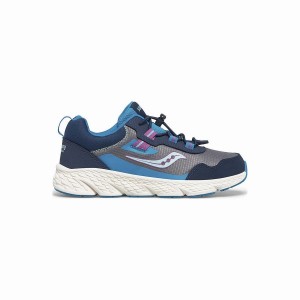 Saucony Tuuli Shield 3.0 Sneaker Lasten Juoksukengät Laivastonsininen Harmaat | Suomi S19023-B18