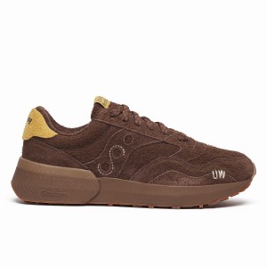 Saucony X Universal Works Jazz NXT Miesten Tennarit Ruskea | Suomi S51496-A90