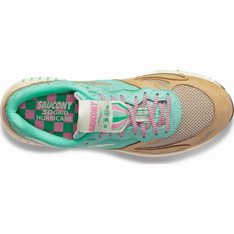 Saucony 3D Grid Hurricane Earth Citizen Miesten Tennarit Turkoosi Harmaat | Suomi S70426-G76