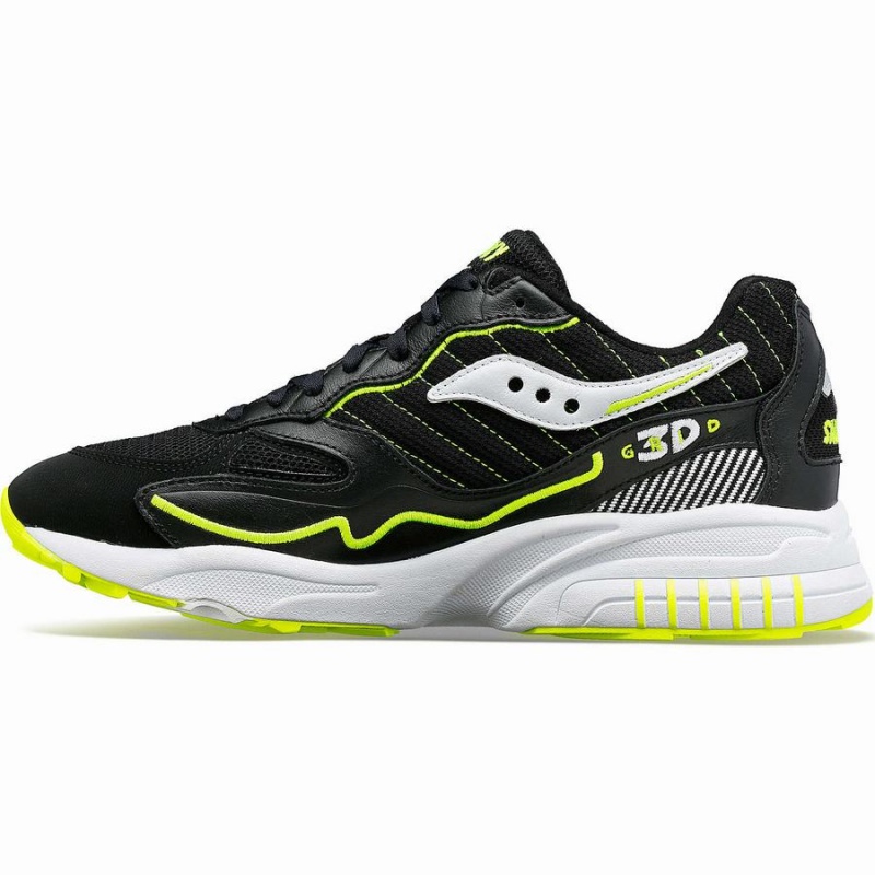 Saucony 3D Grid Hurricane Miesten Tennarit Mustat Valkoinen | Suomi S20659-W39