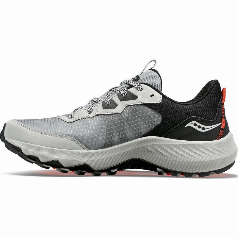 Saucony Aura TR Leveät Miesten Juoksukengät Harmaat Mustat | Suomi S95640-W40