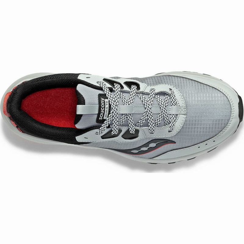 Saucony Aura TR Leveät Miesten Juoksukengät Harmaat Mustat | Suomi S95640-W40