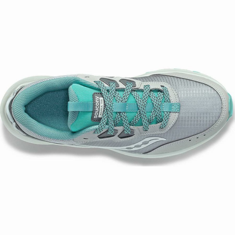 Saucony Aura TR Leveät Naisten Juoksukengät Harmaat Turkoosi | Suomi S51796-E72