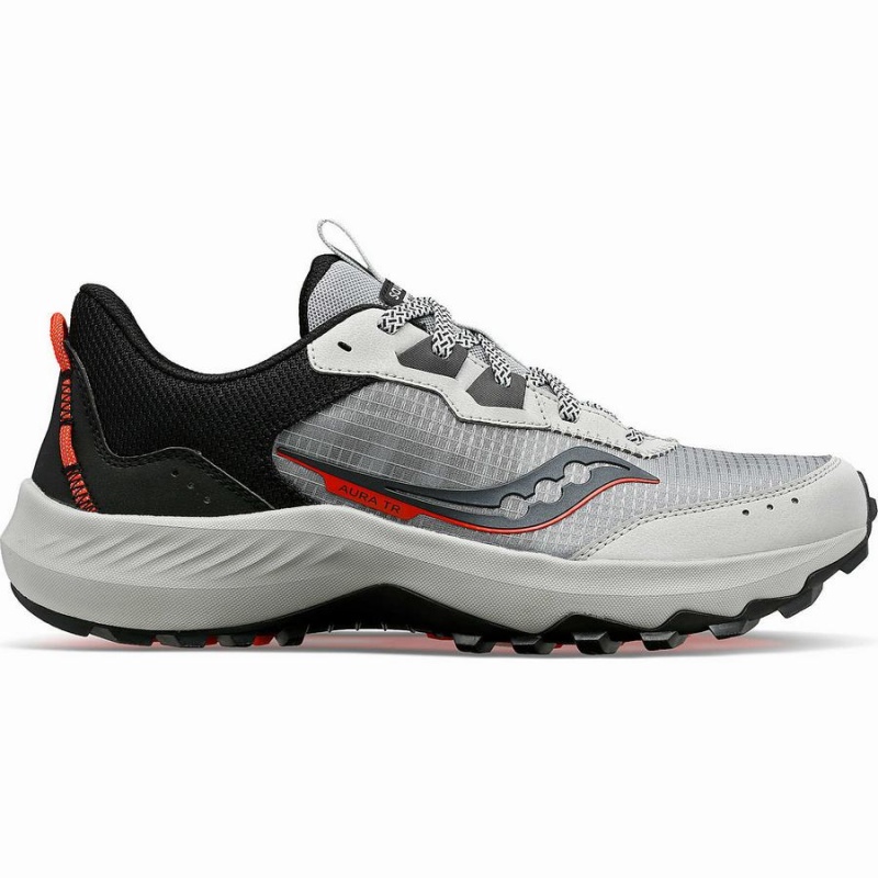 Saucony Aura TR Miesten Juoksukengät Harmaat Mustat | Suomi S72106-T36