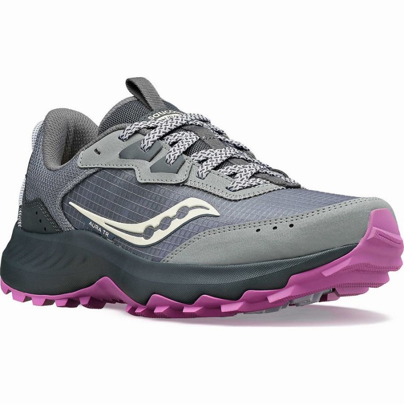 Saucony Aura TR Naisten Juoksukengät Harmaat Violetit | Suomi S68351-M62