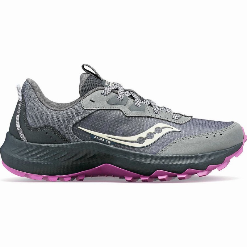 Saucony Aura TR Naisten Juoksukengät Harmaat Violetit | Suomi S68351-M62