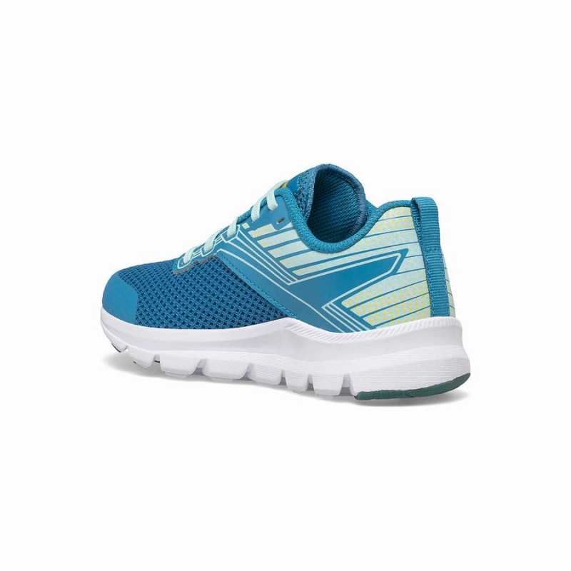 Saucony Axon Sneaker Lasten Juoksukengät Turkoosi Keltainen | Suomi S09417-T20