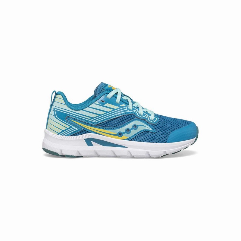 Saucony Axon Sneaker Lasten Juoksukengät Turkoosi Keltainen | Suomi S09417-T20