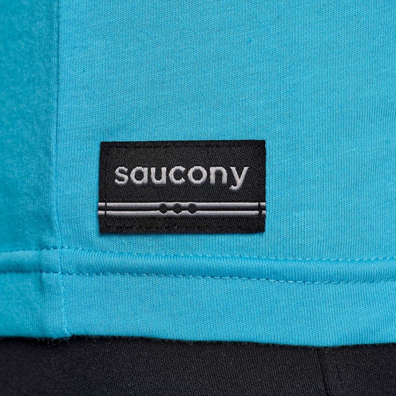 Saucony Chicago Rested Naisten T Paidat Sininen | Suomi S18460-V07