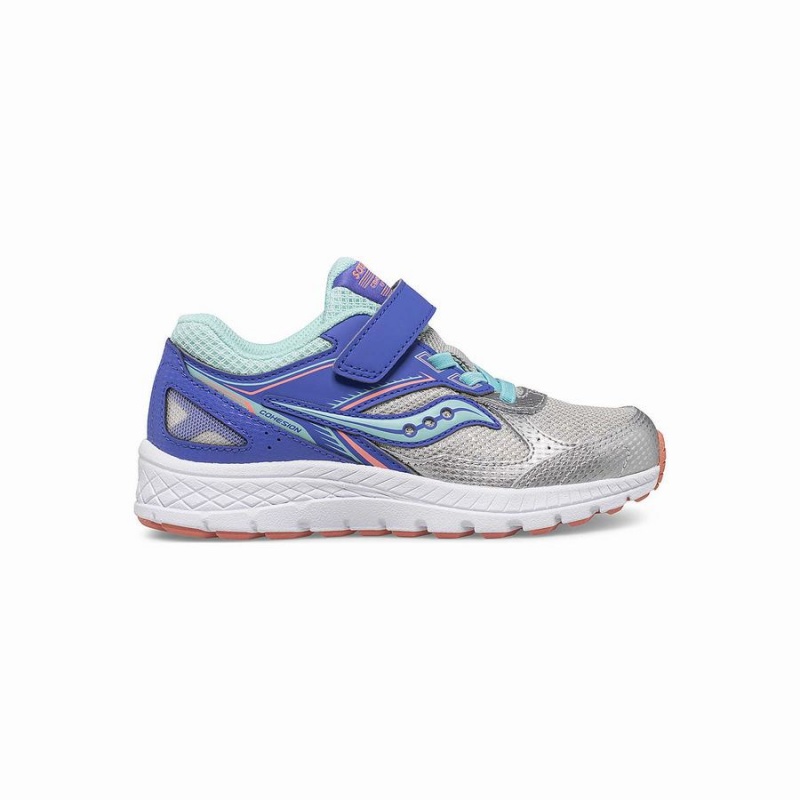 Saucony Cohesion 14 A/C Sneaker Lasten Juoksukengät Hopea | Suomi S03819-R37