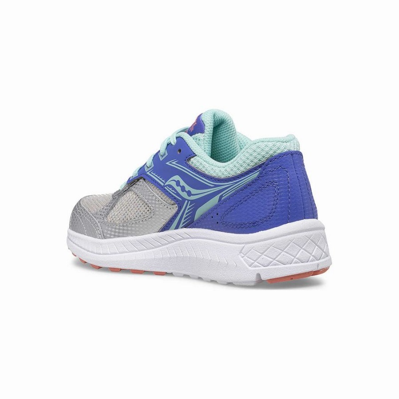 Saucony Cohesion 14 Pitsi Sneaker Lasten Juoksukengät Hopea | Suomi S31049-L34