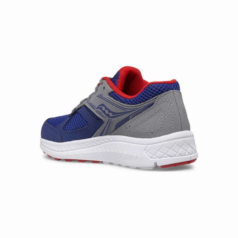 Saucony Cohesion 14 Pitsi Sneaker Lasten Juoksukengät Laivastonsininen Punainen | Suomi S43981-Q93