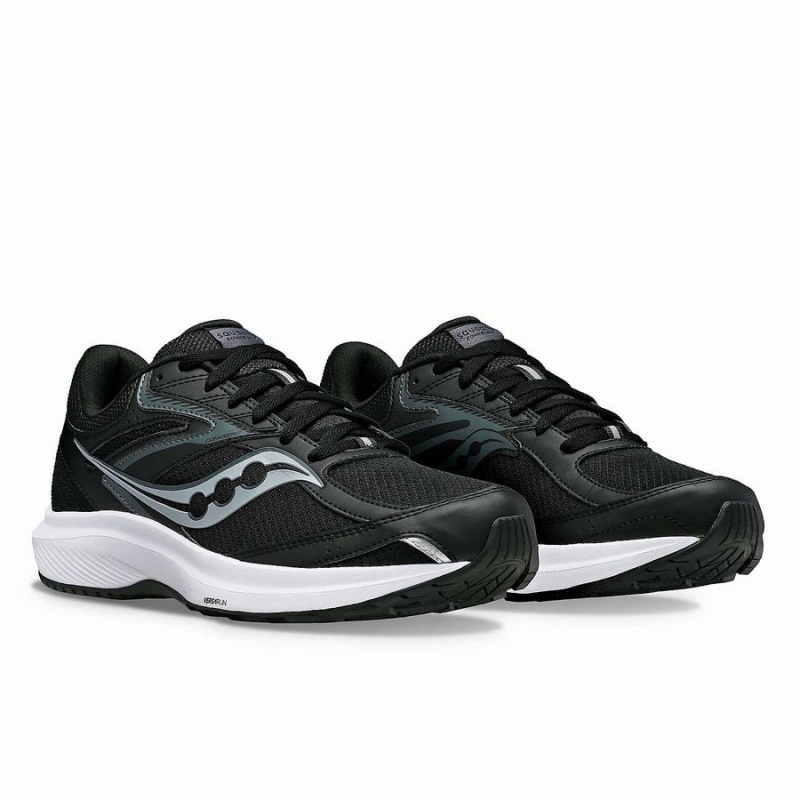 Saucony Cohesion 17 Leveät Miesten Juoksukengät Mustat Valkoinen | Suomi S08795-K06