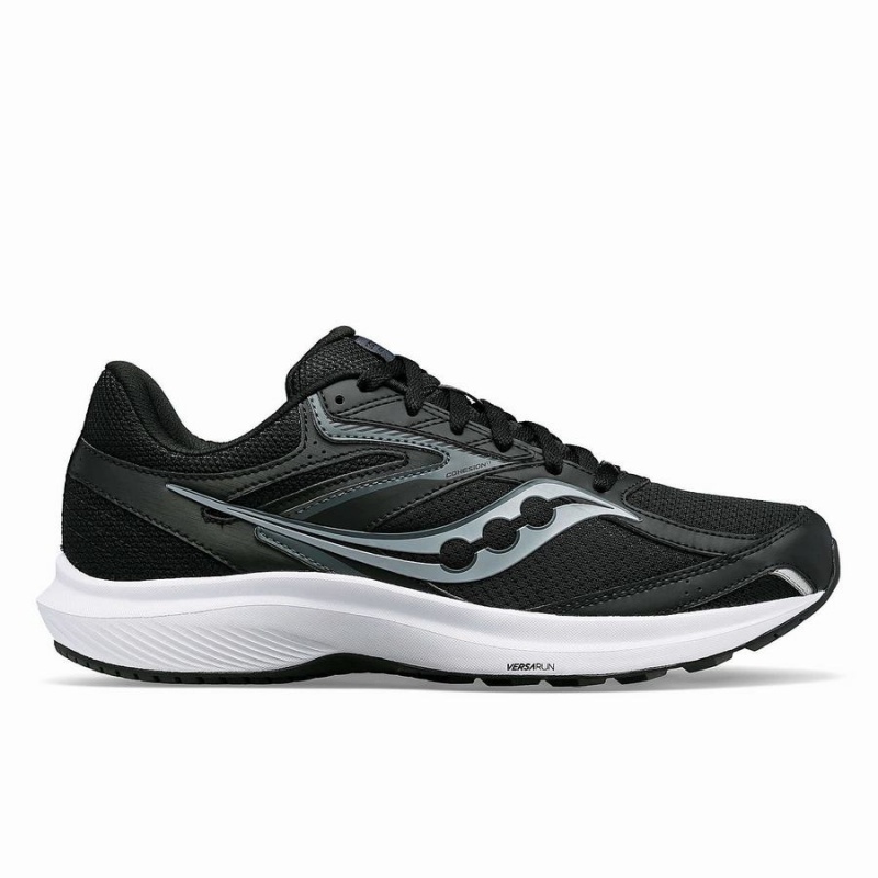 Saucony Cohesion 17 Leveät Miesten Juoksukengät Mustat Valkoinen | Suomi S08795-K06