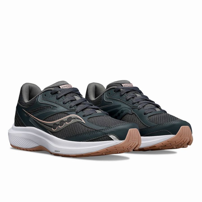 Saucony Cohesion 17 Leveät Naisten Juoksukengät Vihreä | Suomi S69482-U08