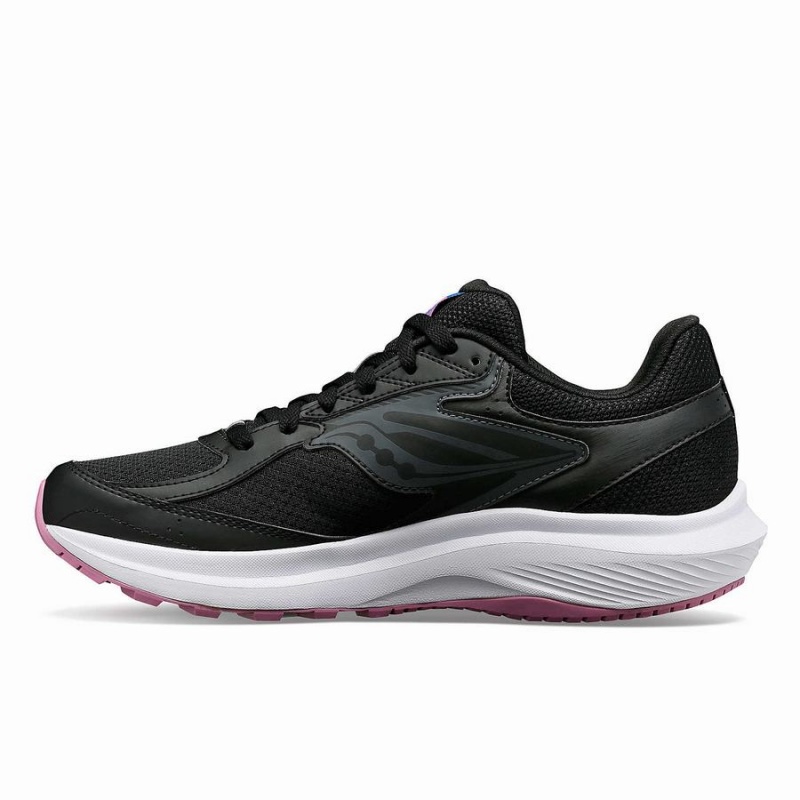 Saucony Cohesion 17 Leveät Naisten Juoksukengät Mustat Violetit | Suomi S63509-P79