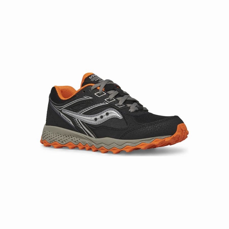 Saucony Cohesion TR14 Pitsi Sneaker Lasten Juoksukengät Mustat Oranssi | Suomi S95872-G72