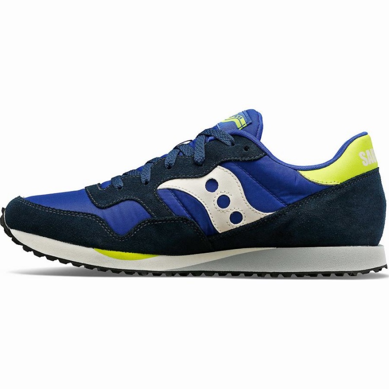 Saucony DXN Trainer Miesten Tennarit Sininen Valkoinen Vaaleanvihreä | Suomi S76581-V64