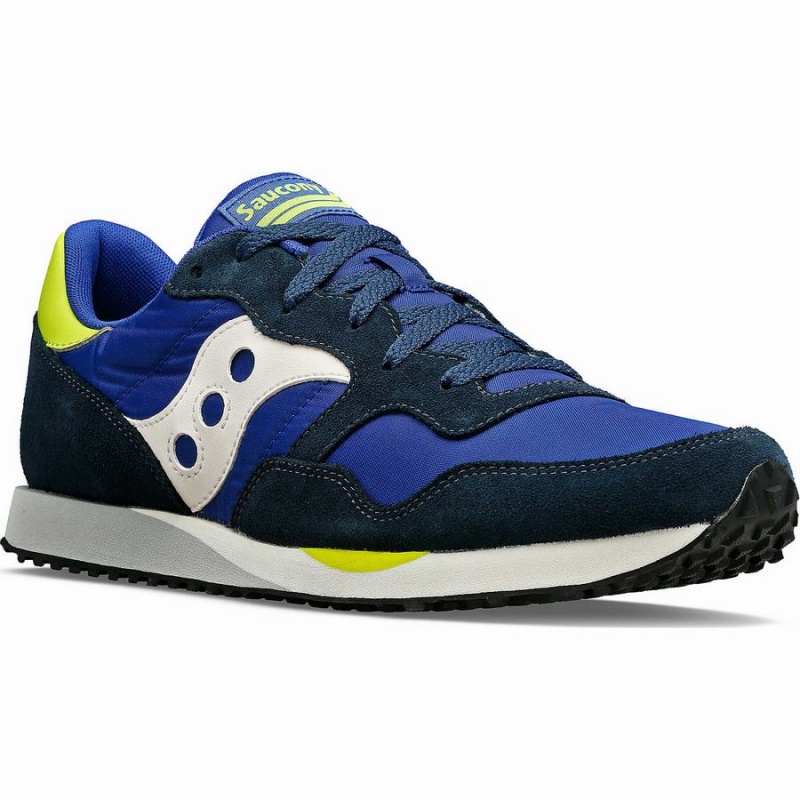 Saucony DXN Trainer Miesten Tennarit Sininen Valkoinen Vaaleanvihreä | Suomi S76581-V64